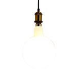 Ampoule led déco éclairante globe xxl opaline au verre lacté  culot e27  24w cons. (185w eq.)  3200 lumens  lumière blanc neutre