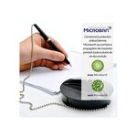 Stylo sur Socle Chaînette Chromée 52cm Noir FELLOWES