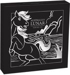 Pièce de monnaie en Argent 30 Dollars g 31.1 (1 oz) Millésime 2026 Australian Lunar Year YEAR OF THE HORSE