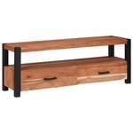 vidaXL Meubles et étagères de rangement pour médias avec tiroir Marron