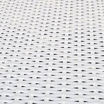 vidaXL Salon de jardin 8 Pièces avec coussins Résine tressée Blanc