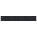vidaXL Tapis rectangulaire noir 70x500 cm bambou