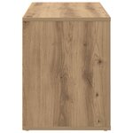 vidaXL Rack à chaussures avec étagère chêne artisanal 75 x 35 x 45 cm
