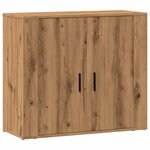 vidaXL Buffet chêne artisanal 80x33x70 cm bois d'ingénierie