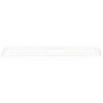 vidaXL Serre avec cadre en acier blanc 72 m² 18x4x2 m