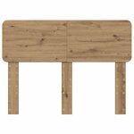 vidaXL Tête de lit Chêne artisanal 135 cm Bois d'ingénierie