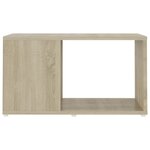 Vidaxl meuble tv chêne sonoma 60x24x32 cm aggloméré