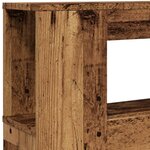 vidaXL Tête de lit à LED vieux bois 180x18 5x103 5cm bois d'ingénierie