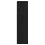 vidaXL Bibliothèque noir 66x31x112 cm bois d'ingénierie