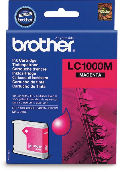 Brother lc1000m cartouche d'encre magenta