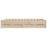 vidaXL Cadre de lit sans matelas 200x200 cm bois massif de pin