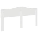 vidaXL Tête de lit Blanc 180 cm Bois d'ingénierie