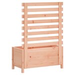 vidaXL Jardinière avec support 79x39 5x114 cm bois massif douglas