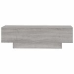 vidaXL Table basse sonoma gris 100x49 5x31 cm bois d'ingénierie