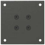 vidaXL Pieds de table basse 4 pièces Anthracite 42-44 cm Acier