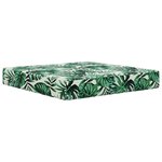 vidaXL Coussin de canapé d'extérieur 2 Pièces Motif feuille Polyester