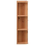 vidaXL Armoire à miroir de salle de bain Chêne 66x17x63 cm MDF