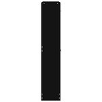 vidaXL Armoire à chaussures Noir 59x17x81 cm Bois d'ingénierie