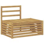 vidaXL Ensemble de canapés d'extérieur 4 Pièce Blanc