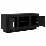vidaXL Meuble TV Chêne noir 102 x 35 x 45 cm Bois d'ingénierie