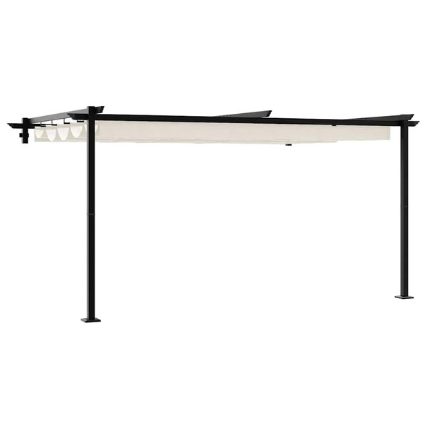 vidaXL Pavillon 400 x 300 x 200 cm Crème Polyester