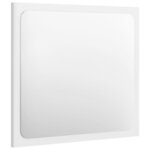 vidaXL Ensemble de meubles de salle de bain Blanc Aggloméré