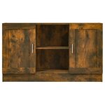 vidaXL Buffet Chêne fumé 120x30 5x70 cm Bois d'ingénierie