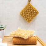Pelote de fil pour éponge créative - creative bubble - vanille