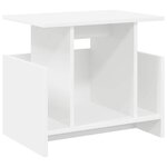 vidaXL Meuble TV 2 Pièces Blanc 50 x 35 x 45 cm Bois d'ingénierie