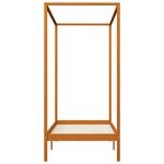 vidaXL Cadre de lit à baldaquin sans matelas bois massif 90x200 cm
