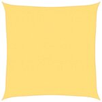 vidaXL Voile d'ombrage 160 g/m² Beige 4 5x4 5 m PEHD