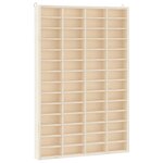 vidaXL Vitrine de collection en bois avec 56 compartiments