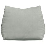 vidaXL Coussin de Dos Gris clair 45 x 20 x 35 cm