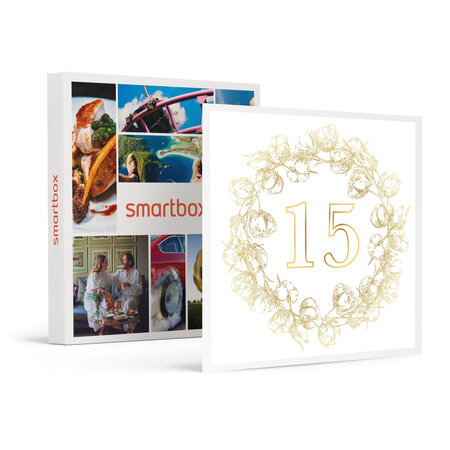 SMARTBOX - Coffret Cadeau Noces de cristal : 15e anniversaire de mariage de rêve ! -  Multi-thèmes