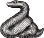 Monnaie NIMBLE SNAKE Serpent Lunar Year 1 Oz Argent 1000 Togrog Mongolia 2025 (PRÉCOMMANDE)