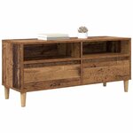 vidaXL Meuble TV Bois Ancien 100 x 34 5 x 44 5 cm Bois d'ingénierie