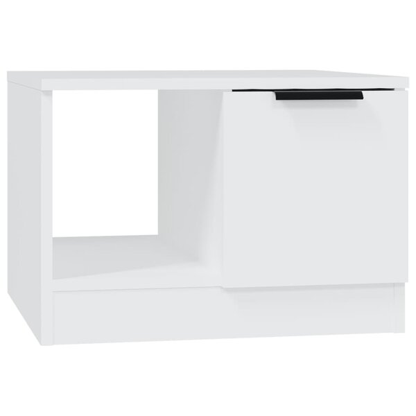 vidaXL Table basse Blanc 50x50x36 cm Bois d'ingénierie