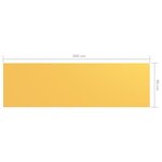 Vidaxl écran de balcon jaune 90x300 cm tissu oxford