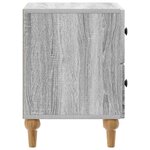 vidaXL Cabinet de chevet 2 Pièces Sonoma gris 43 x 34 5 x 48 cm