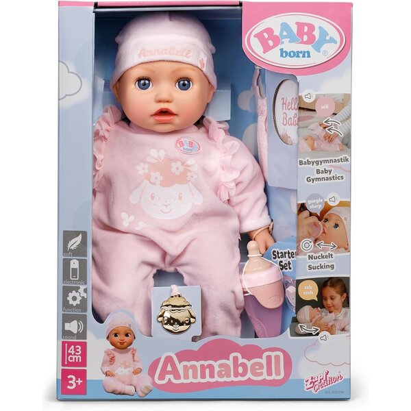 Zapf Creation 838396 - BABY born Annabell - Poupée bébé 43 cm