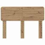 vidaXL Tête de lit Chêne artisanal 120 cm Bois d'ingénierie