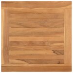 vidaXL Table basse Marron 45 x 45 x 45 cm Bois de teck solide