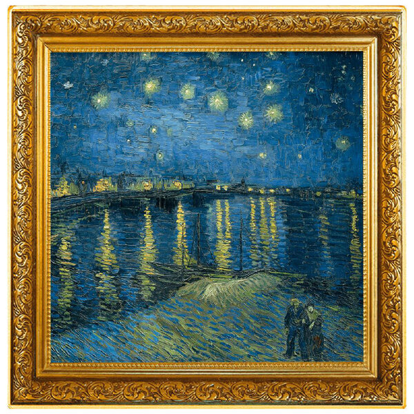 Pièce de monnaie en Argent 1 Dollar g 31.1 (1 oz) Millésime 2023 170th Anniversary Vincent van Gogh STARRY NIGHT OVER THE RHONE