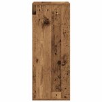 vidaXL Bibliothèque vieux bois 34x31x80 cm bois d'ingénierie