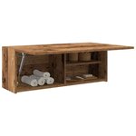vidaXL Armoire murale de bain vieux bois 80x25x30 cm bois d'ingénierie