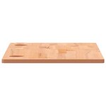 vidaXL Dessus de bureau 100x50x1 5 cm bois massif de hêtre
