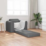 vidaXL Canapé-Lit Gris foncé 98 x 71 x 83 cm tissu