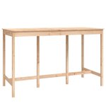 vidaXL Ensemble de bar 9 Pièces Bois de pin massif