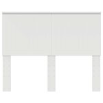 vidaXL Tête de lit avec tête de lit Blanc 135 cm Bois d'ingénierie
