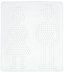 Plaque Femme et homme pour perles standard (Ø5 mm)